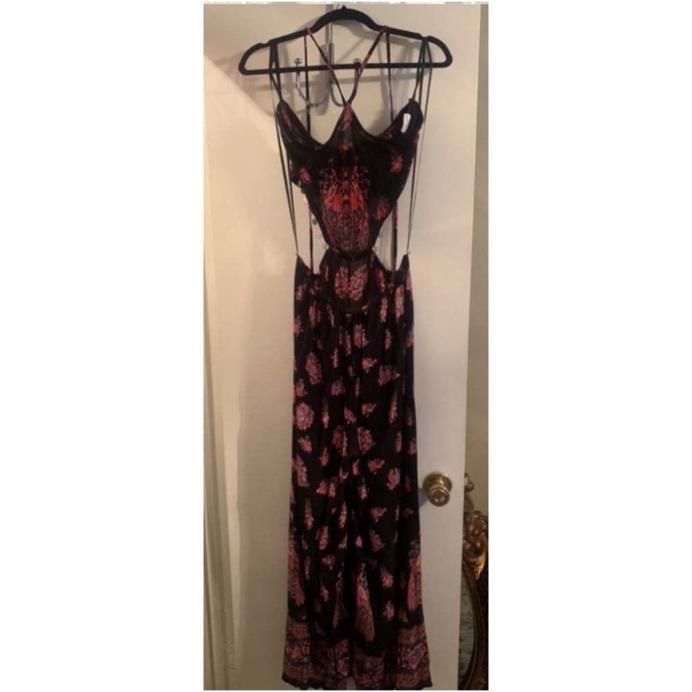 Earthbound - Halter Tie, Coined Waste, Jumpsuit, Size L